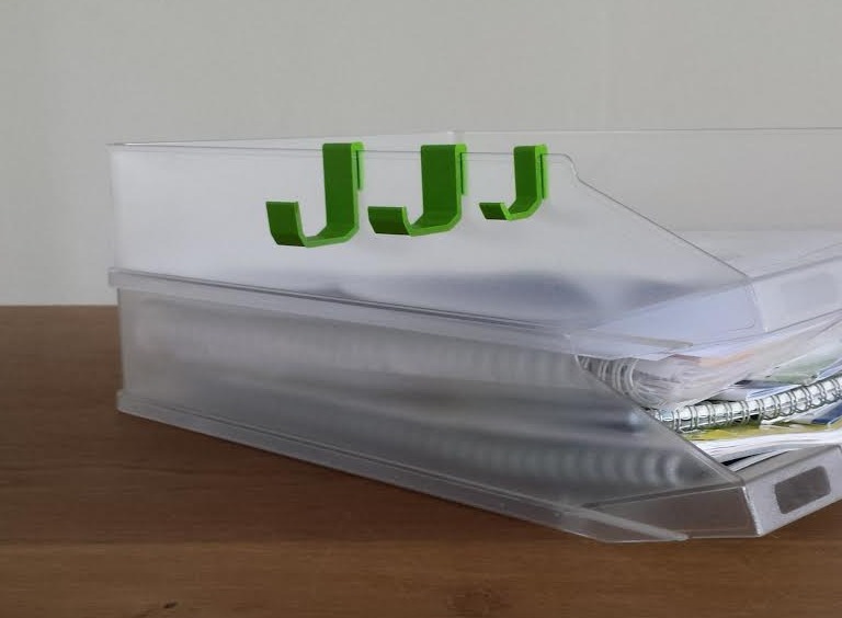 hook for desk tray