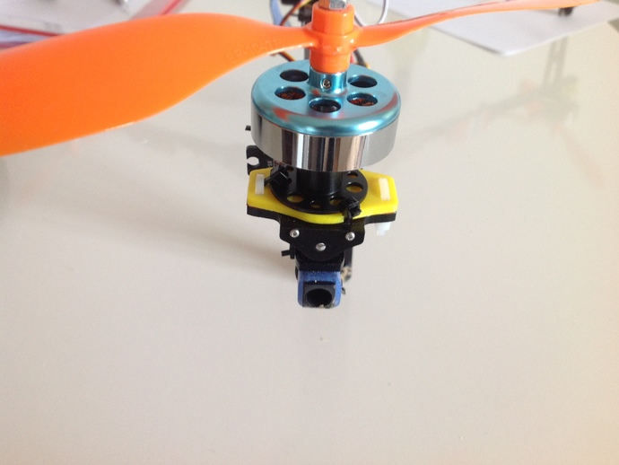 HexTronik DT750 yaw motor adapter for Titan tricopter frame