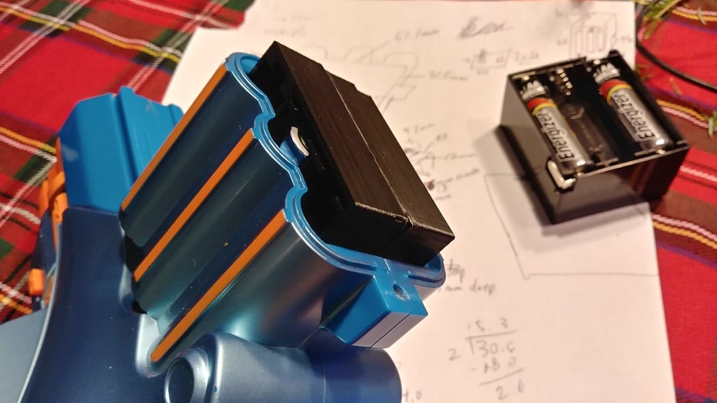 Nerf Phoenix LTX Battery Holder/Tray/Box
