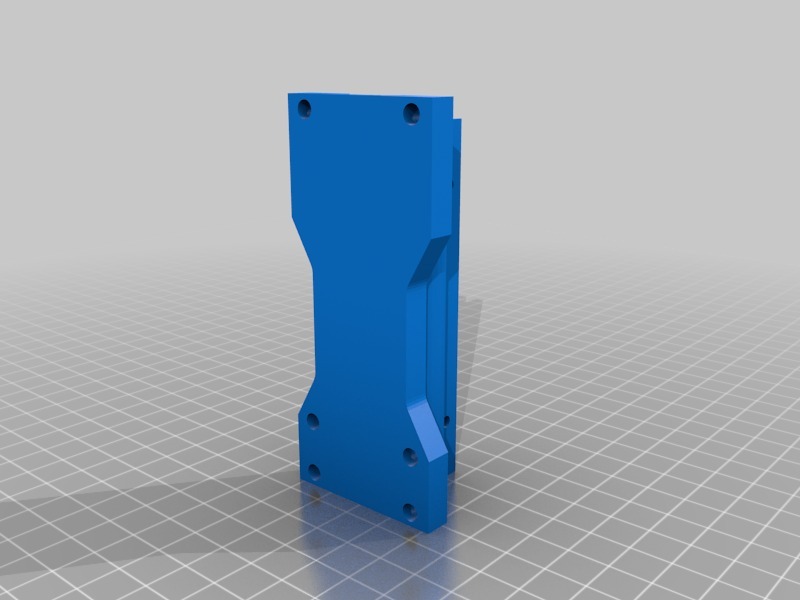 Lulzbot TAZ bearing / bushing holders with tightening clamps