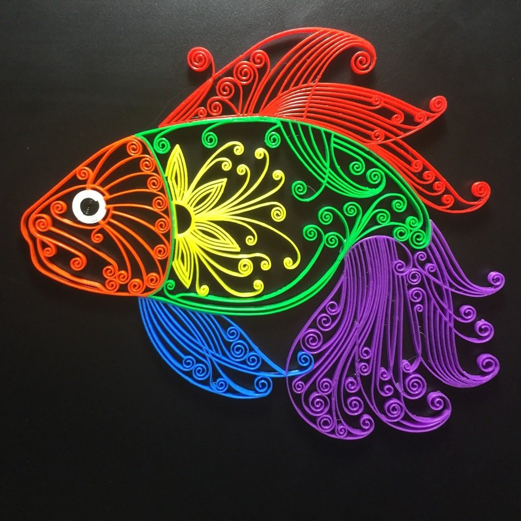 Fish  ( Quilling Style )