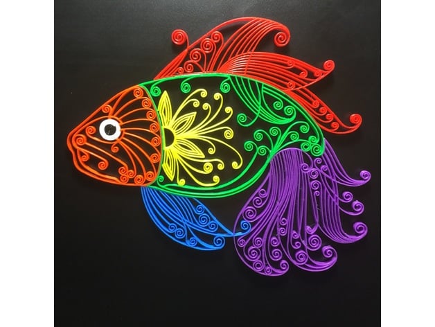 Fish Quilling Style