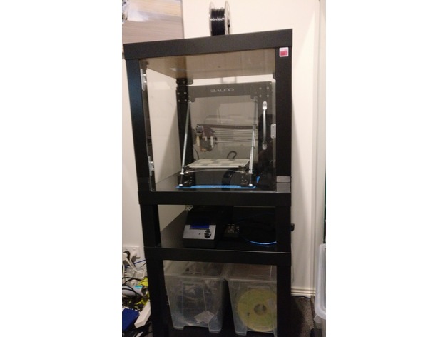 3D Printer Enclosure - Ikea Lack Legs Remix with Perspex Guides