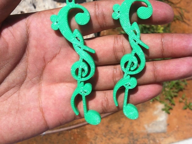 Music Note Necklace