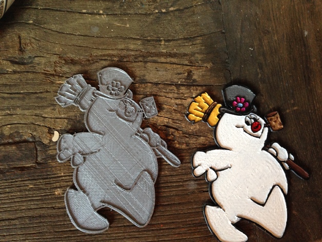Frosty the Snowman - Relief Ornament