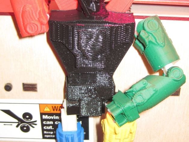 OpenSCAD Voltron, Defender of the Thingiverse