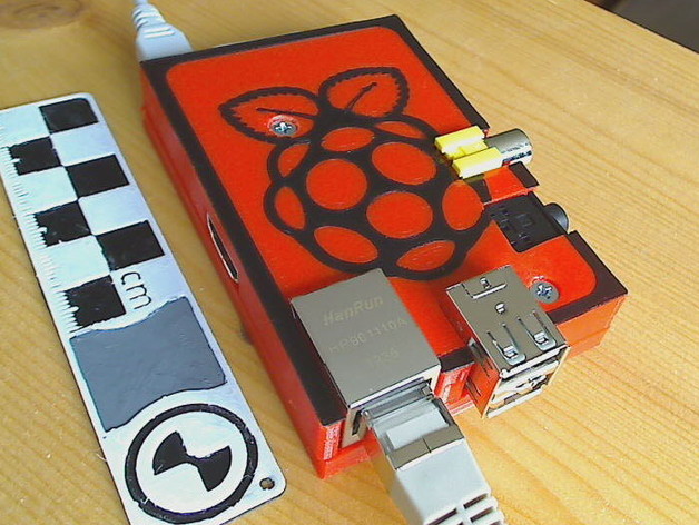 slim Raspberry Pi B case
