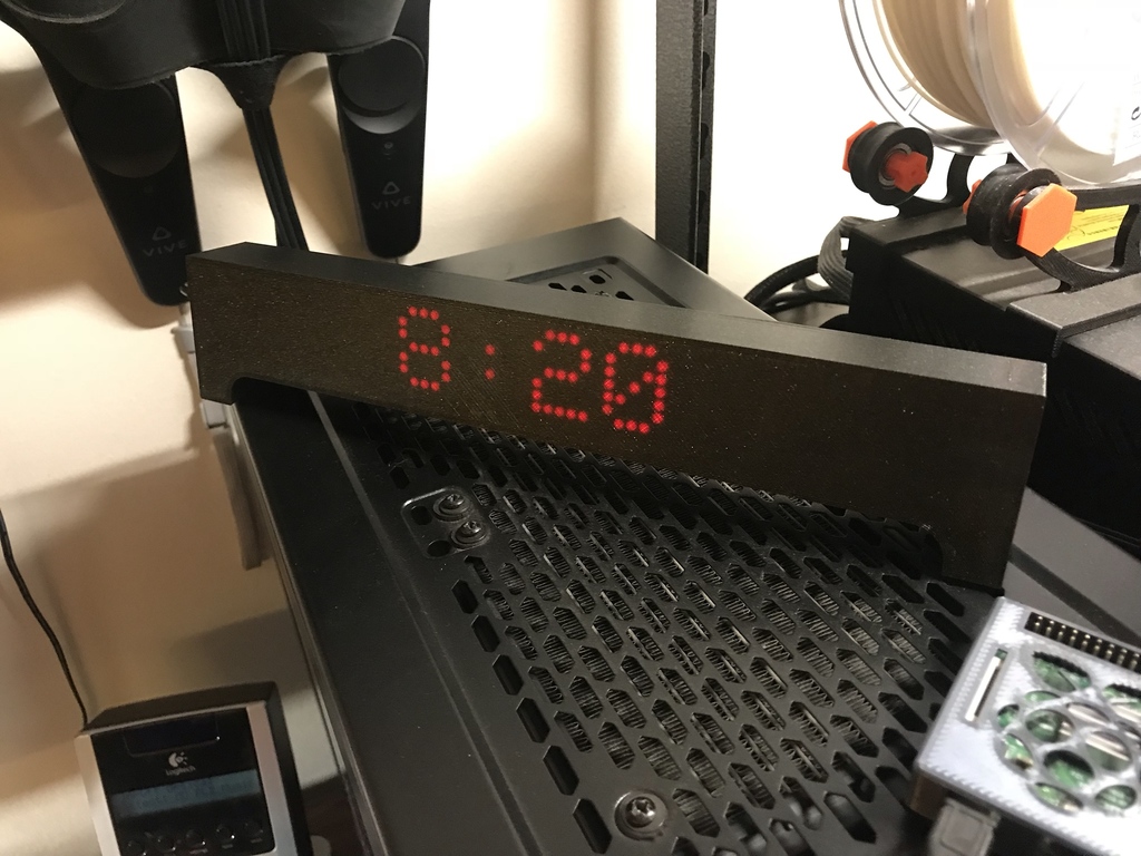 Wemos Clock News Weather Scrolling Marquee EXTENDED