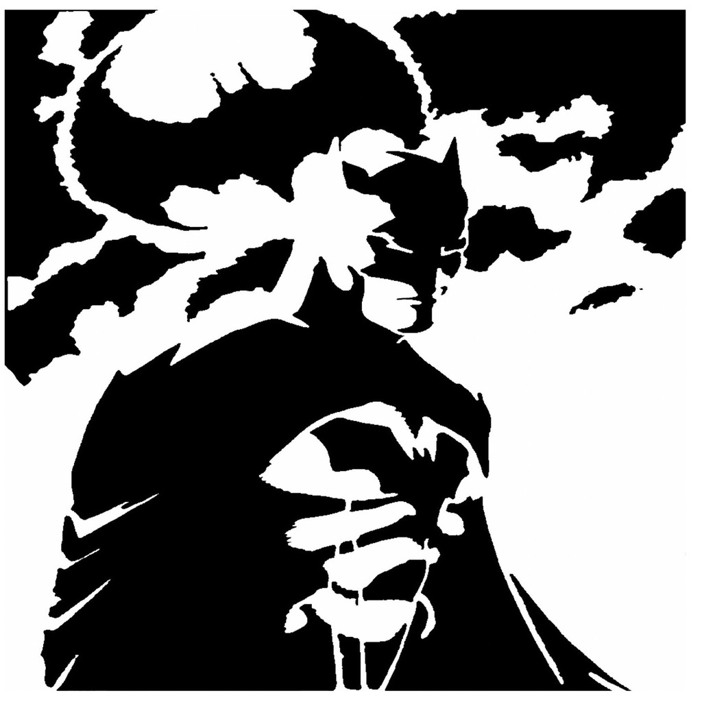 Batman stencil