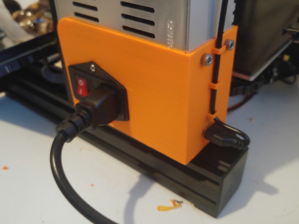 Ender 3 Power Supply cover USB upgrade for OctoPi/OctoPrint