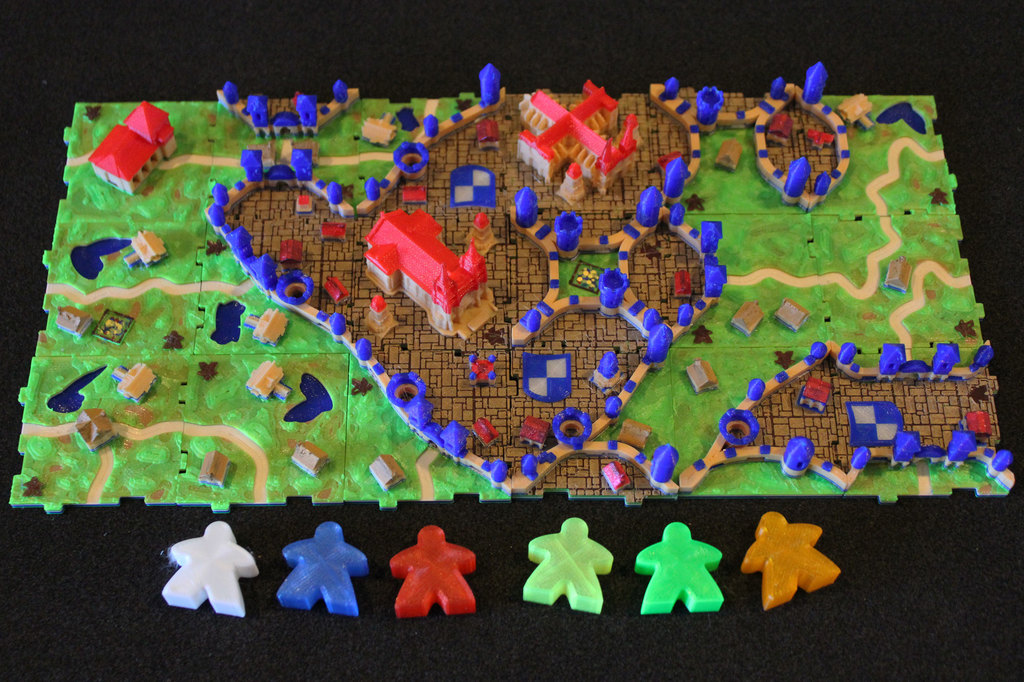 Rifraf 3D Carcassonne Expansion 1 Inns & Cathedrals