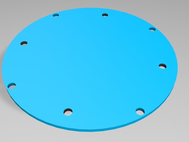 Base Plate for fusion quad with extra Flight Controller Mount Holes