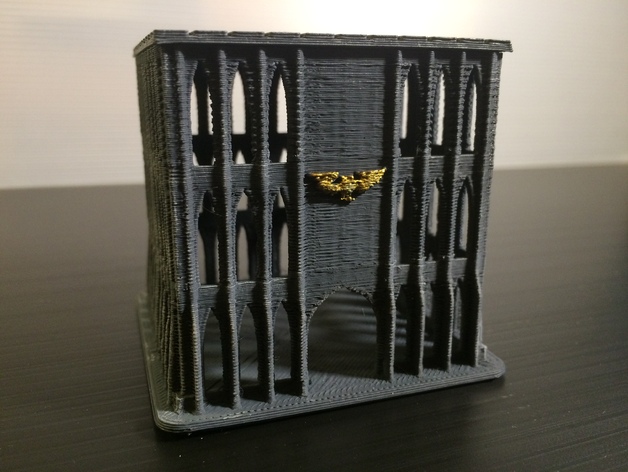 Small Imperium Building #2 for Epic 40K (6mm scale)