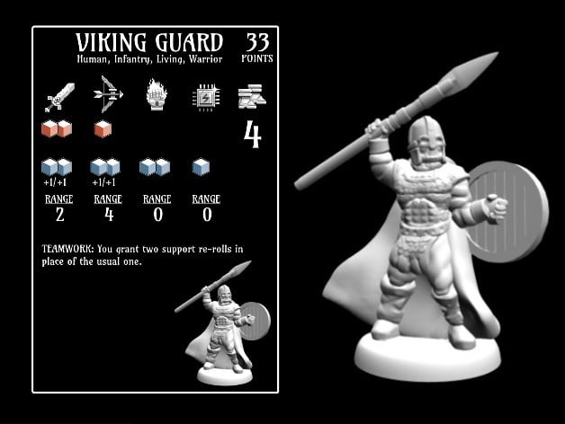 Image of Viking Guard (18mm scale)