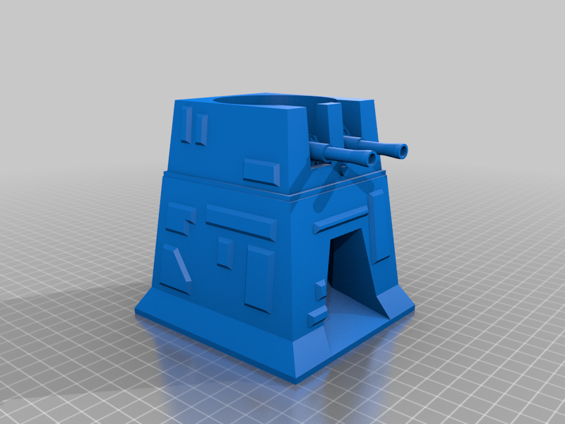 Deathstar Turret Dice Tower v2