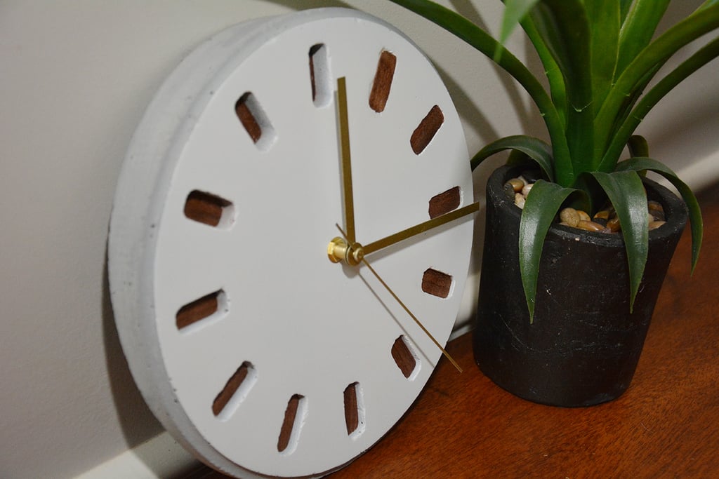 Clock (3D printed mold for concrete or fully 3D printed clock body)