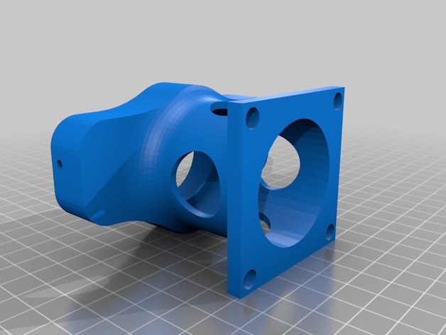 Mostly Printed CNC Z-Axis Nema 23 Motor Mount