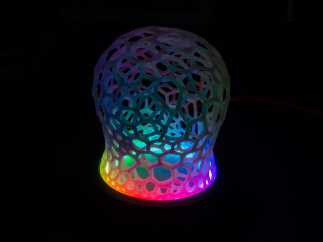 BLE Voronoi Feather Lamp (Meshmixed)