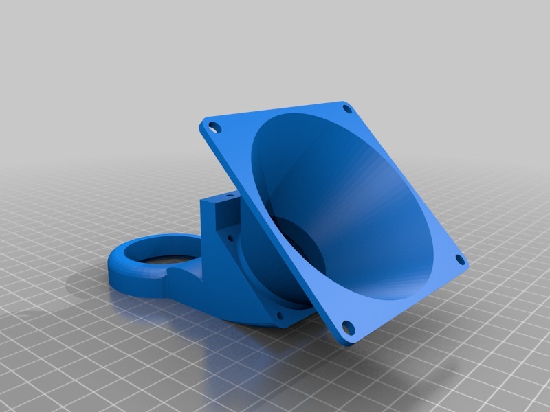 Monoprice Maker Select / Wanhao i3 V2 80mm Part Cooling Fan Duct