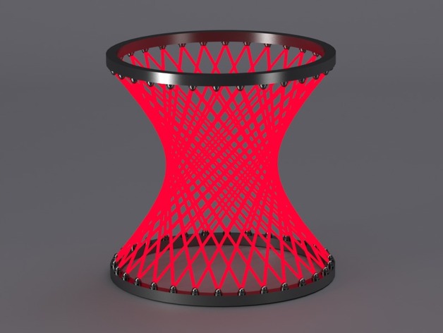Hyperboloid created in PARTsolutions