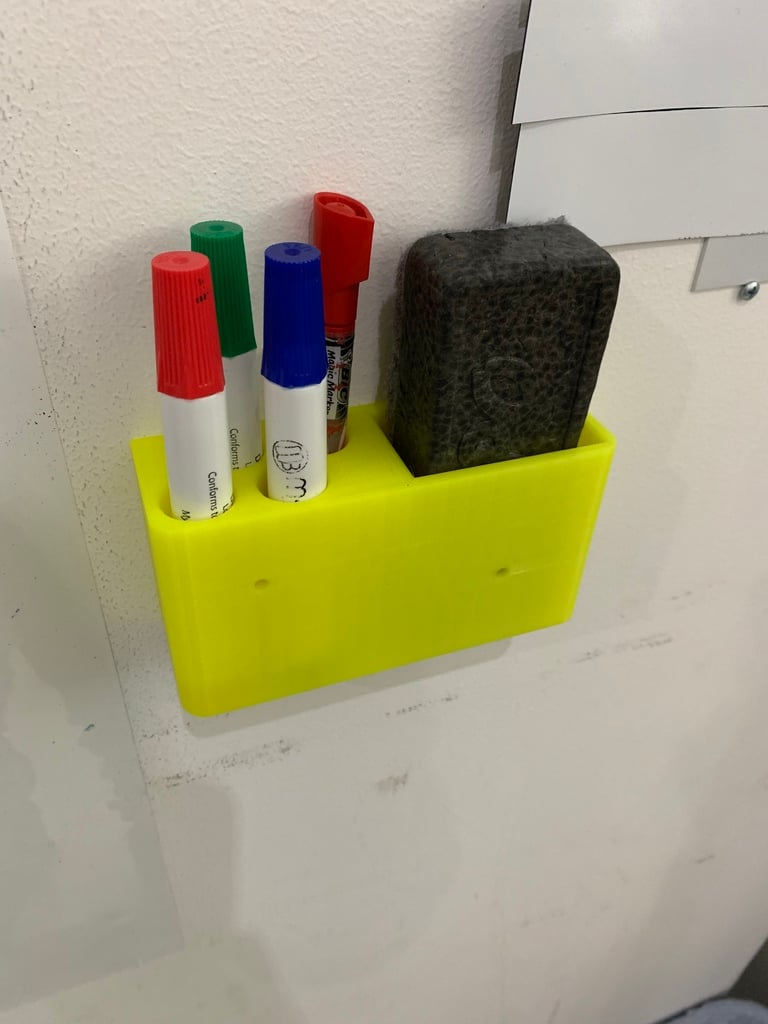 4x Marker and Dry Erase (Eraser) Whiteboard Wall Mount