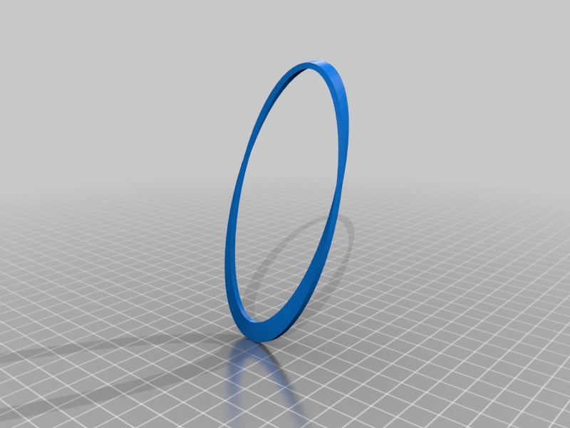 A simple model of Möbius strip