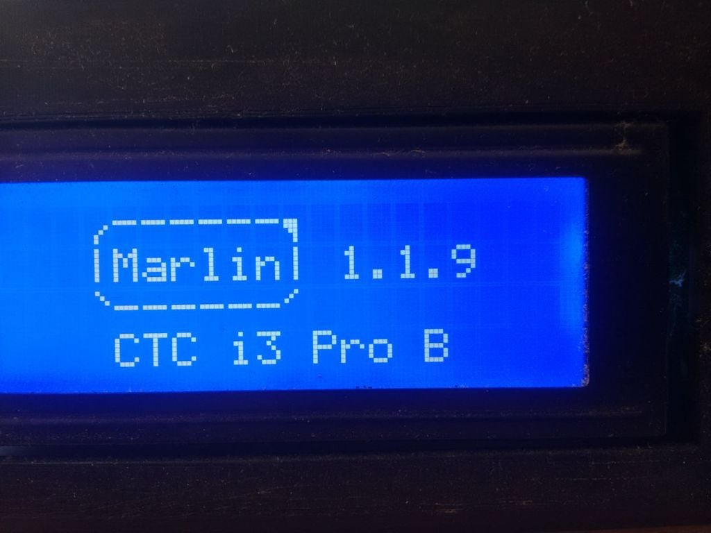 Marlin 1.1.9 on CTC prusa i3 DIY (GT2560 rev a)