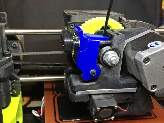 Heavy Duty Extruder Idler and Latch for Lulzbot Mini