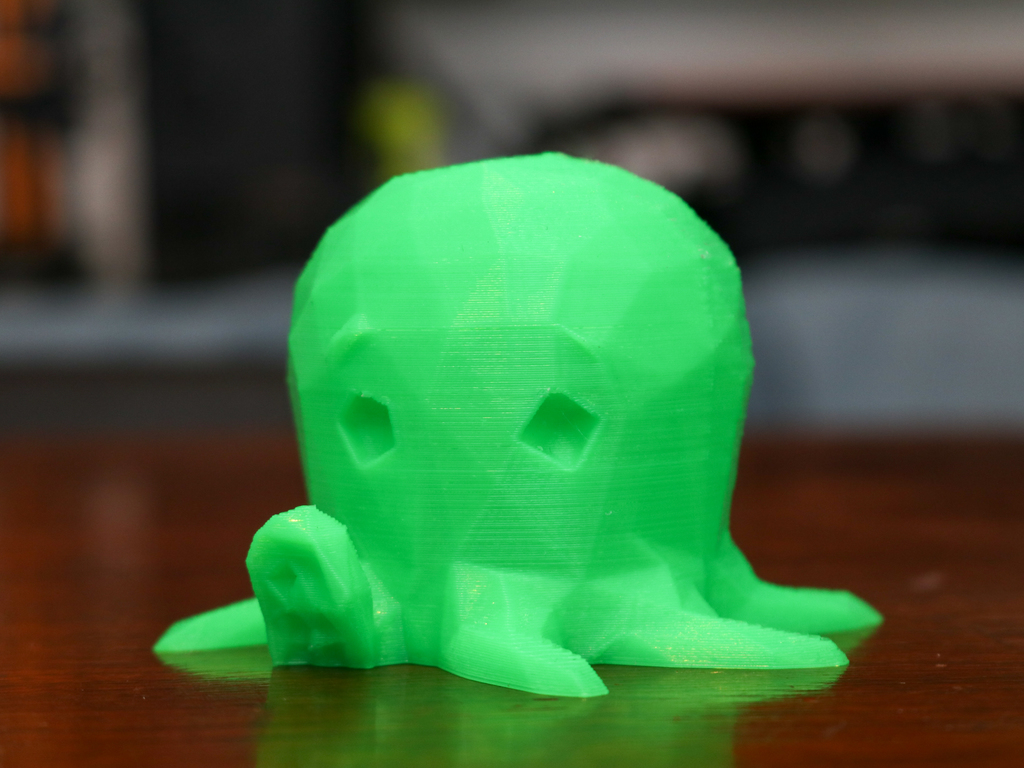 Low Poly Cute Octopus Says Hello! 