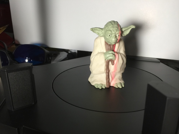 FLUX Delta 3D Scanning Demo - Yoda Toy