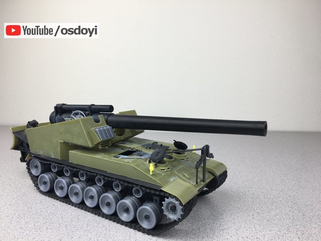 3D Printing T92 Self-propelled Artillery(Challenge your limits)