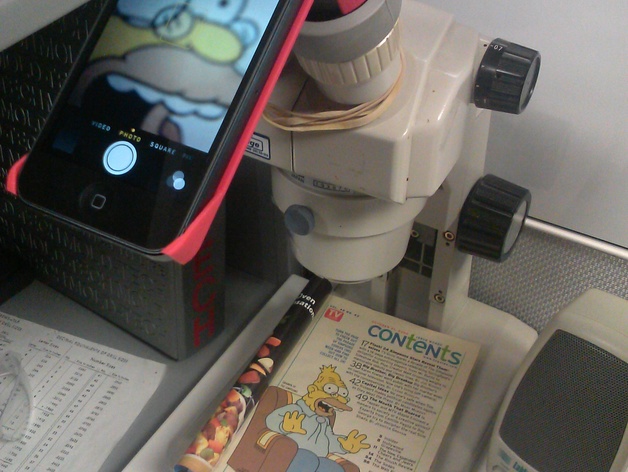 iPhone 6 Microscope Adapter