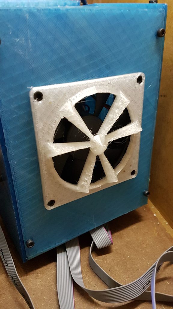 80mm Fan Grill - no need to unscrew