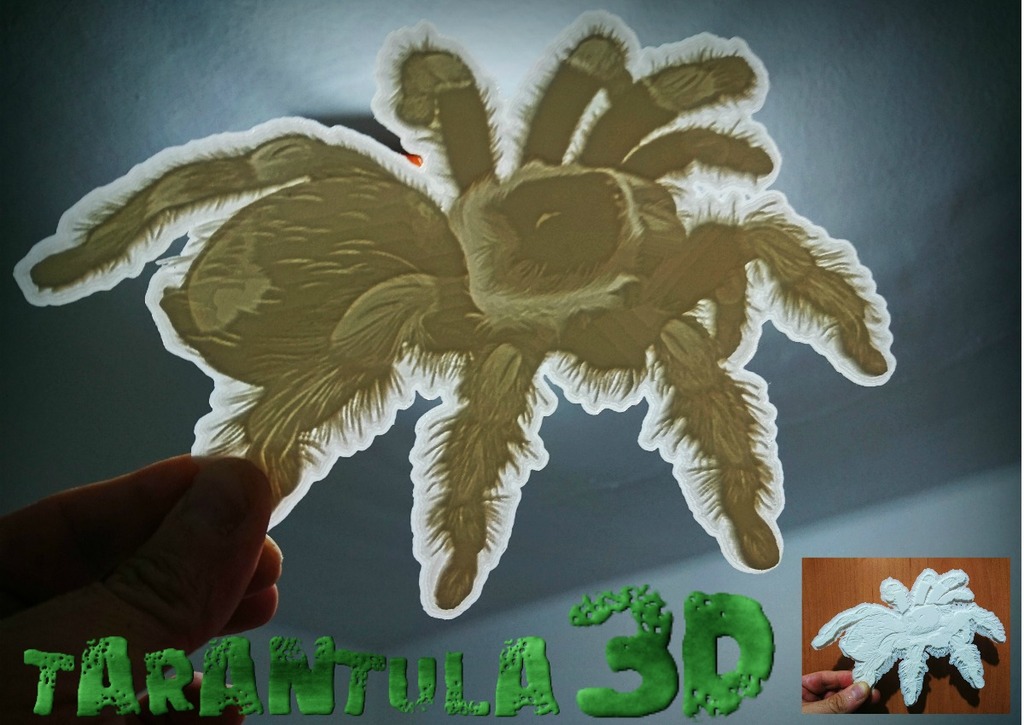 tarantula lithophane