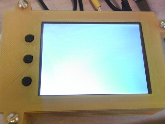 PiCase for Tontec 3.2" TFT touchscreen, with key buttons