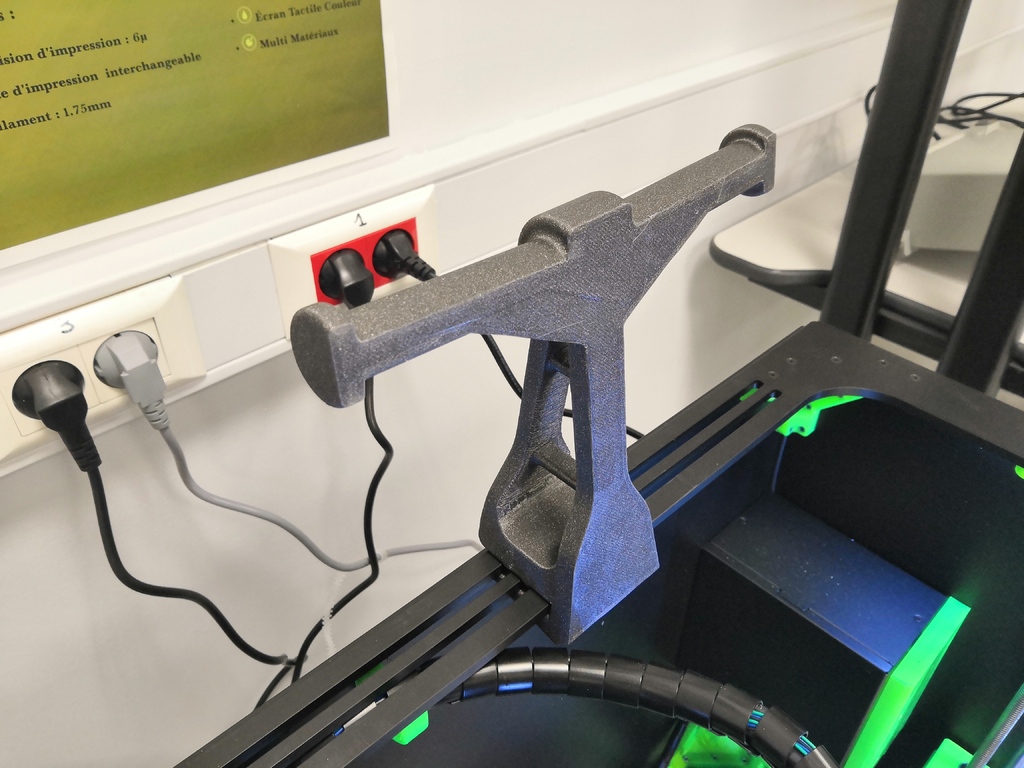Dual spool holder for Volumic 3D printer