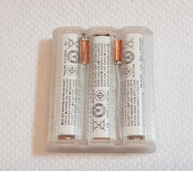 HP-75C 3xAA battery adapter