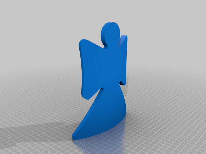 Standing Shadow Play Angel