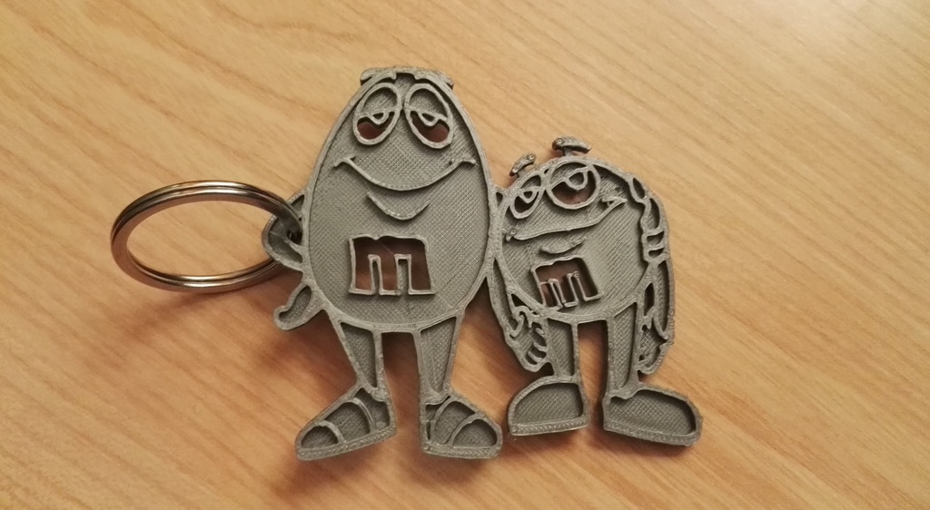 M&m keychain