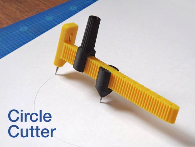 Circle cutter for paper - Kreisschneider für Papier by Alego, Download  free STL model