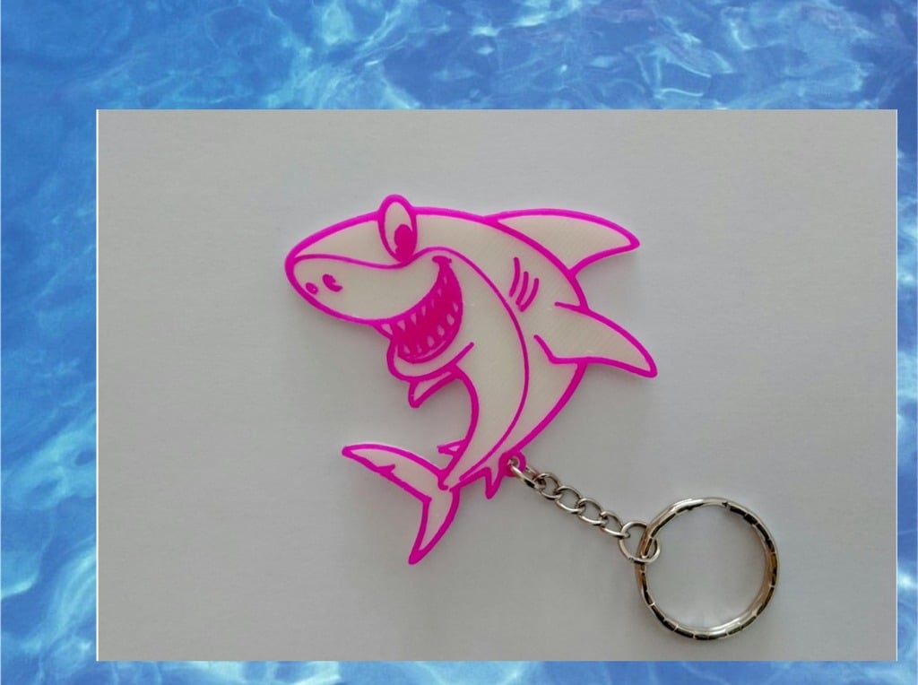shark keychain