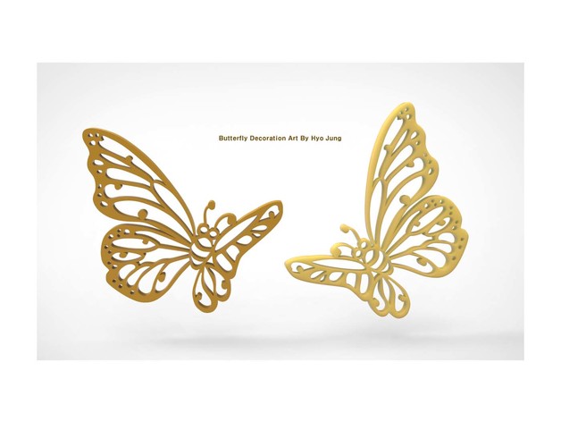 Butterfly Decoration Art