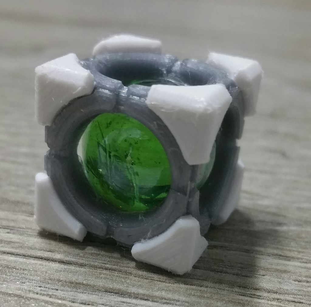 Portal 2 refraction cube (Discouragement Redirection Cube)