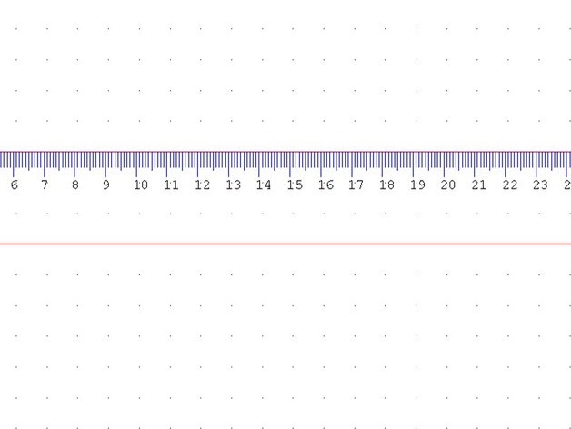 30cm ruler template