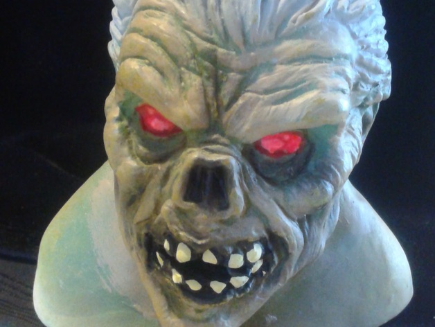 Monster Zombie Halloween Head