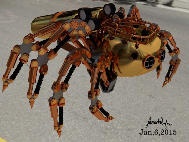Steampunk Spider by Jared Renfro