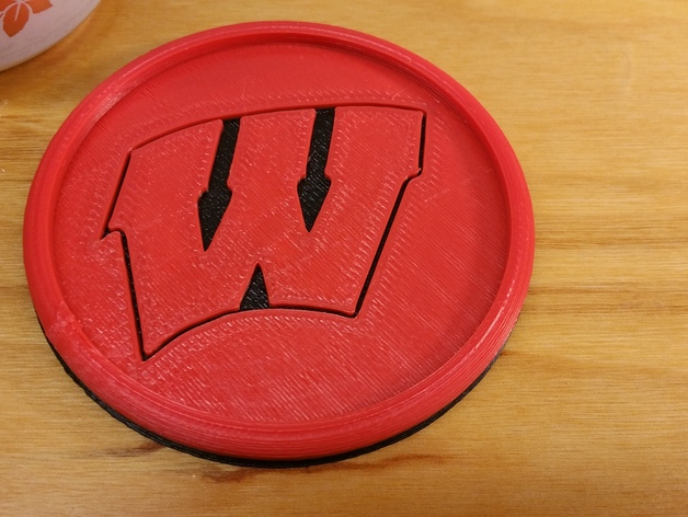 Wisconsin Badgers Coaster