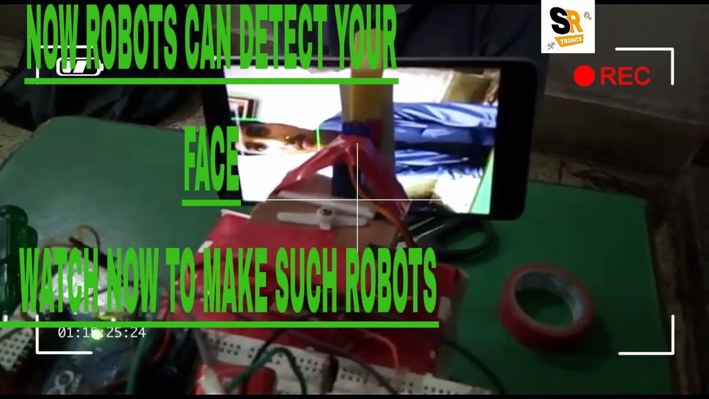 face tracking arduino robot