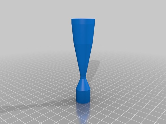 Rocket nozzle mold(Convergent divergent nozzle(Improved version))