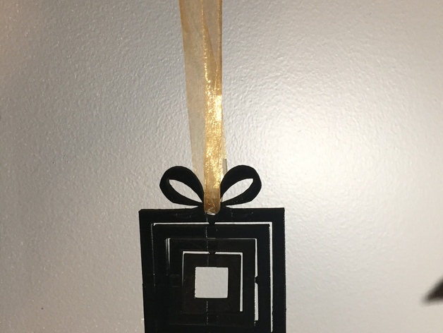 Christmas Present Gyro Ornament